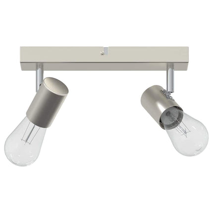 Takspotlight med strålkastare Nickel 26 x 6,5 x 11,5 cm Metall
