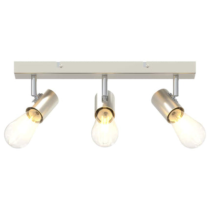 Takspotlight med strålkastare Nickel 38 x 6,5 x 11,5 cm Metall