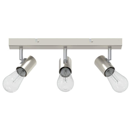 Takspotlight med strålkastare Nickel 38 x 6,5 x 11,5 cm Metall