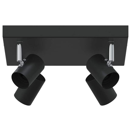 Takspotlight med strålkastare Svart 26 x 26 x 11,5 cm Metall