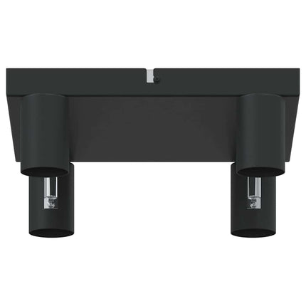 Takspotlight med strålkastare Svart 26,5 x 26 x 11,5 cm Metall