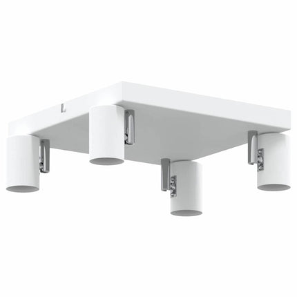 Takspotlight med strålkastare Vit 26,5 x 26 x 11,5 cm Metall