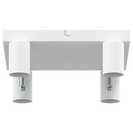 Takspotlight med strålkastare Vit 26 x 26 x 11,5 cm Metall