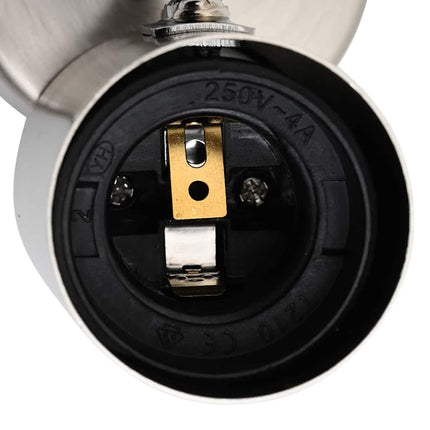 Takspotlight med strålkastare Nickel 26,5 x 26 x 11,5 cm Metall