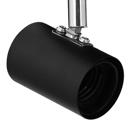 Takspotlight med strålkastare Svart 73 x 6,5 x 11,5 cm Metall