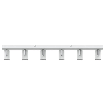 Takspotlight med strålkastare Vit 73 x 6,5 x 11,5 cm Metall
