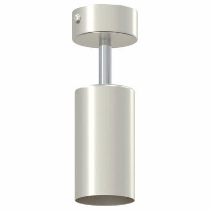 Takspotlight med strålkastare Nickel 6 x 6 x 16 cm Metall