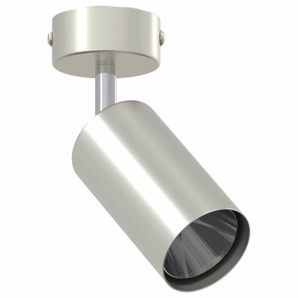 Takspotlight med strålkastare Nickel 6 x 6 x 16 cm Metall