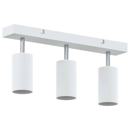 Takspotlight med strålkastare Vit 38 x 6 x 16 cm Metall