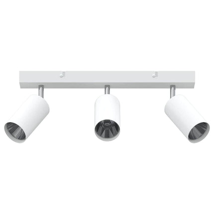 Takspotlight med strålkastare Vit 38 x 6 x 16 cm Metall