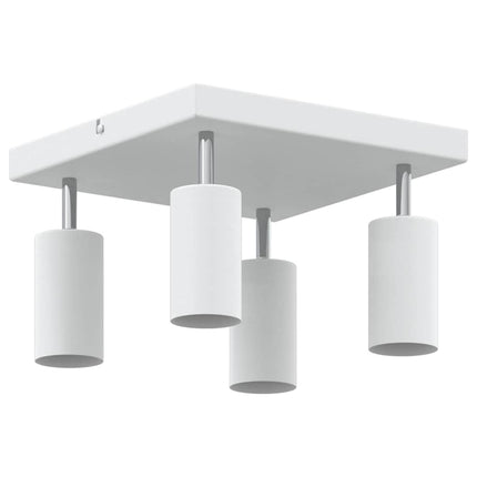Takspotlight med strålkastare Vit 26 x 26 x 16 cm Metall
