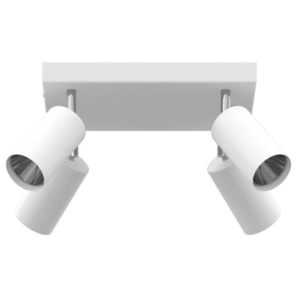 Takspotlight med strålkastare Vit 26 x 26 x 16 cm Metall