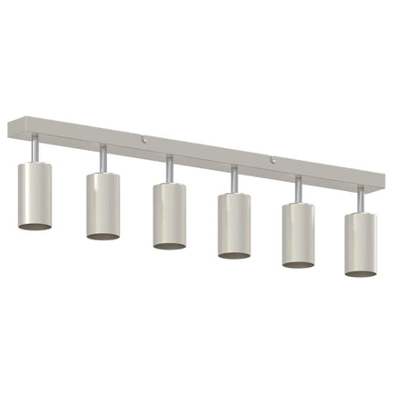 Takspotlight med strålkastare Nickel 73 x 6 x 16 cm Metall
