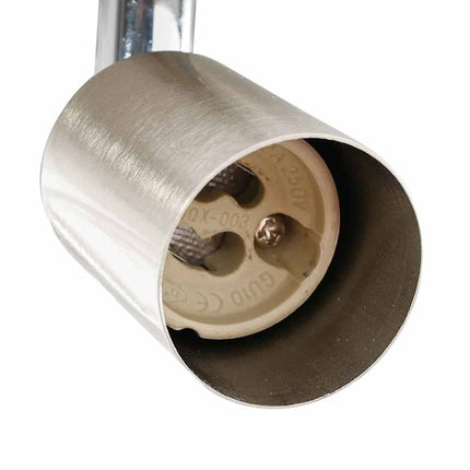 Takspotlight med strålkastare Nickel 12 x 8 cm Stål