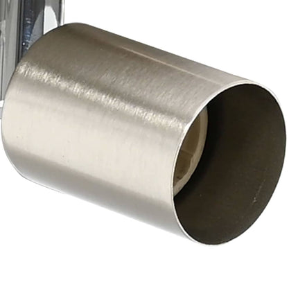 Takspotlight med strålkastare Nickel 12 x 8 cm Stål