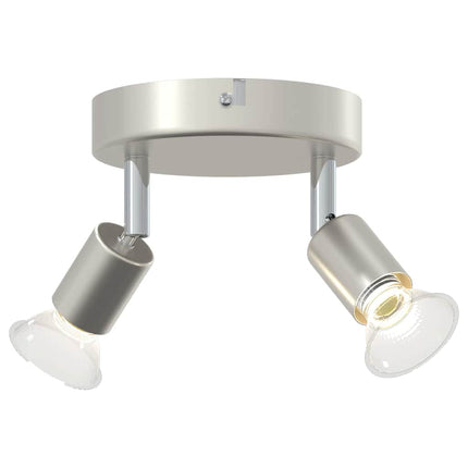 Takspotlight med strålkastare Nickel 12 x 8 cm Stål