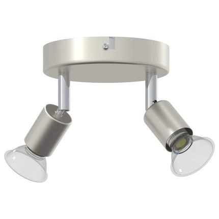 Takspotlight med strålkastare Nickel 12 x 8 cm Stål