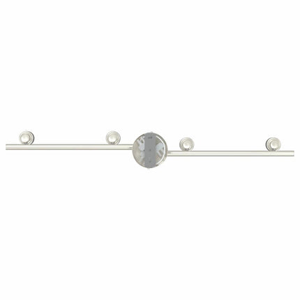 Takspotlight med strålkastare Nickel 70 x 9 x 12,5 cm Stål