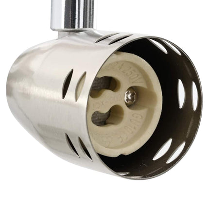 Takspotlight med strålkastare Nickel 27 x 10 x 12 cm Metall