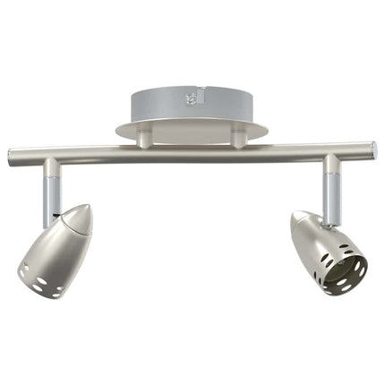Takspotlight med strålkastare Nickel 27 x 10 x 12 cm Metall