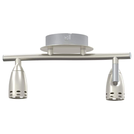 Takspotlight med strålkastare Nickel 27 x 10 x 12 cm Metall