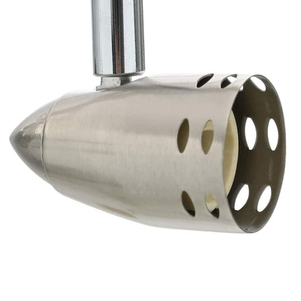 Takspotlight med strålkastare Nickel 24 x 22 x 12,5 cm Metall