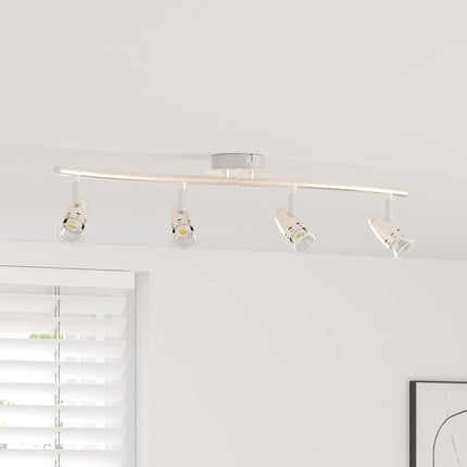 Takspotlight med strålkastare Nickel 61 x 10 x 12,5 cm Metall