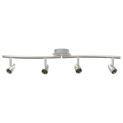 Takspotlight med strålkastare Nickel 61 x 10 x 12,5 cm Metall