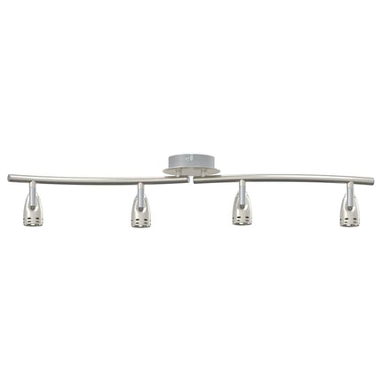Takspotlight med strålkastare Nickel 61 x 10 x 12,5 cm Metall