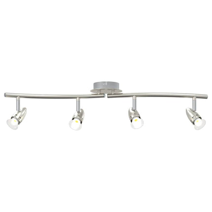 Takspotlight med strålkastare Nickel 61 x 10 x 12,5 cm Metall