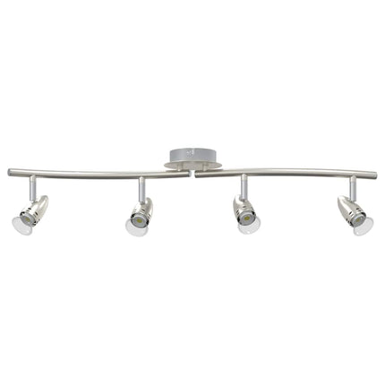 Takspotlight med strålkastare Nickel 61 x 10 x 12,5 cm Metall