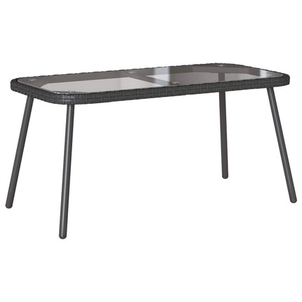 Kaffeebord Svart 90 x 45 x 43 cm konstrotting