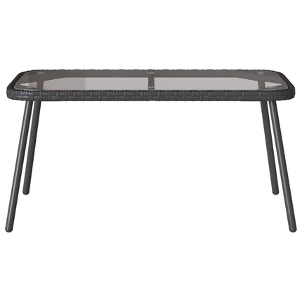 Kaffeebord Svart 90 x 45 x 43 cm konstrotting