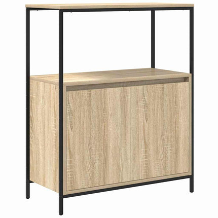 Badrumsmöbelset med hylla med dörr 5 pcs Beige Konstruerat trä