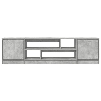 TV-bänk betonggrå 188,5x41x50 cm konstruerat trä