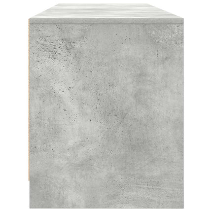 TV-bänk betonggrå 188,5x41x50 cm konstruerat trä