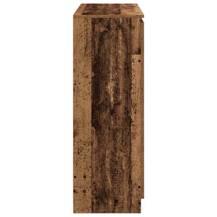 Skänk med lådor gammalt trä 100,5x35x98,5 cm konstruerat trä
