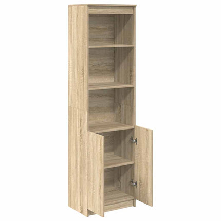Highboard Sonoma ek 50x35x180 cm konstruerat trä