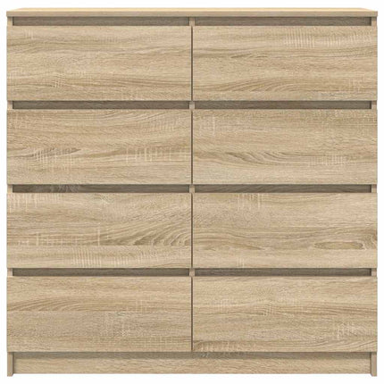 Skänk sonoma ek 100x35x99 cm konstruerat trä