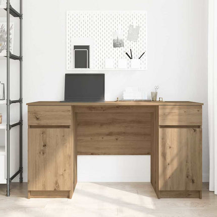 Skrivbord med låda artisan ek 140 x 49 x 76 cm Konstruerat trä