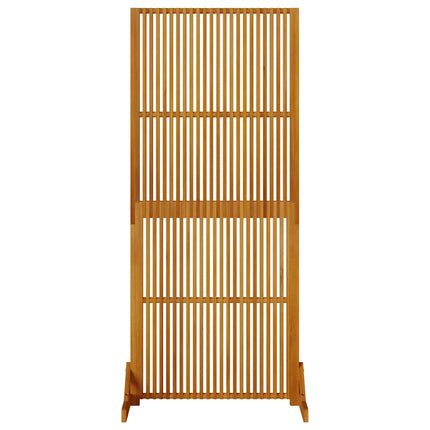 Avskildhetsskydd inomhus/utomhus 180,5 cm massivt akaciaträ