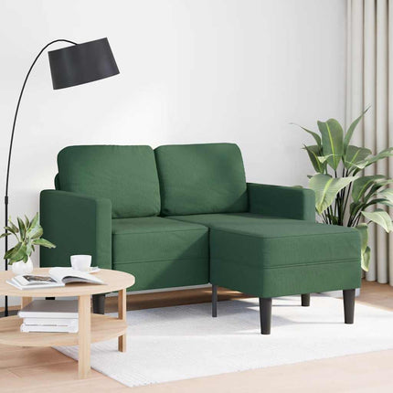 2-Sitssoffa Med Schäslong L-Formad 125 Cm Linne