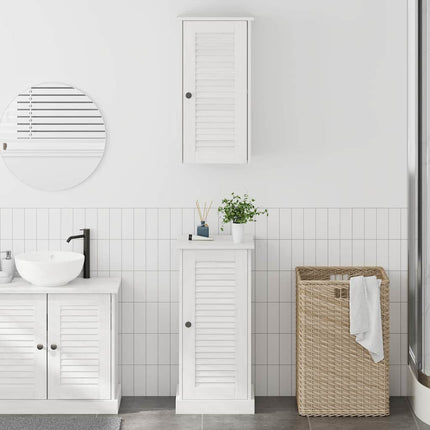 Badrumsmöbelset VIGO 2 pcs Vit och antikvit Massiv furu
