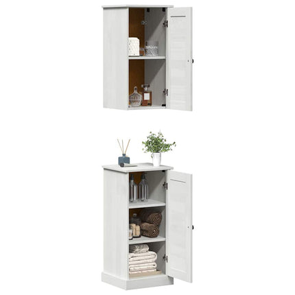 Badrumsmöbelset VIGO 2 st Vit och antikvit 37 x 34 x 150 cm