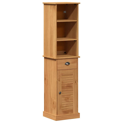 Badrumsmöbelset VIGO 2 st Brun och honungsgul 37 x 34 x 150 cm