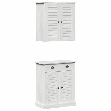 Badrumsmöbelset VIGO 2 pcs Vit och antikvit 67,5 x 34 x 80 cm