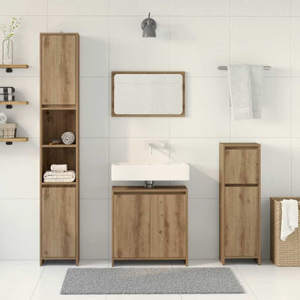 Badrumsmöbler set 4 delar artisan ek konstruerat trä