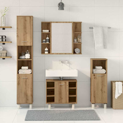 Badrumsmöbler set 4 delar artisan ek konstruerat trä