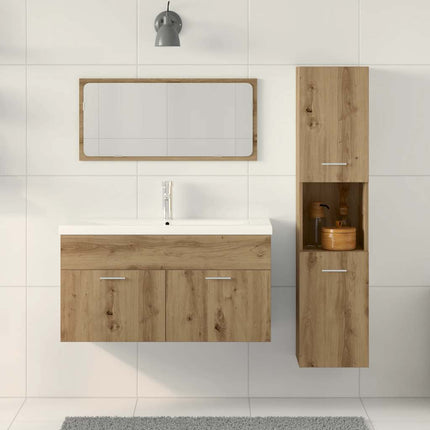 Badrumsmöbler set 3 delar artisan ek konstruerat trä