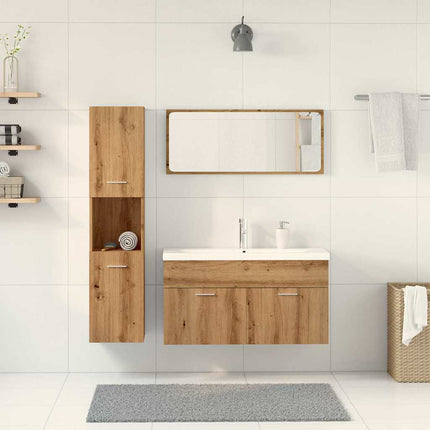 Badrumsmöbler set 5 delar artisan ek konstruerat trä